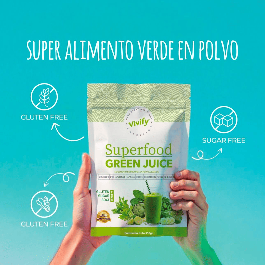 JUGO VERDE EN POLVO 350GR