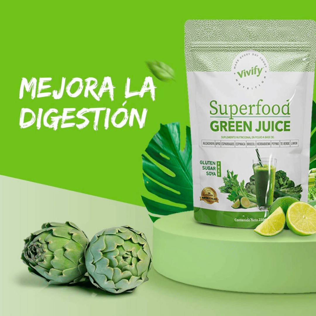 JUGO VERDE EN POLVO 350GR