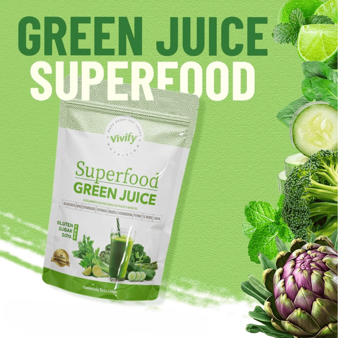 JUGO VERDE EN POLVO 350GR