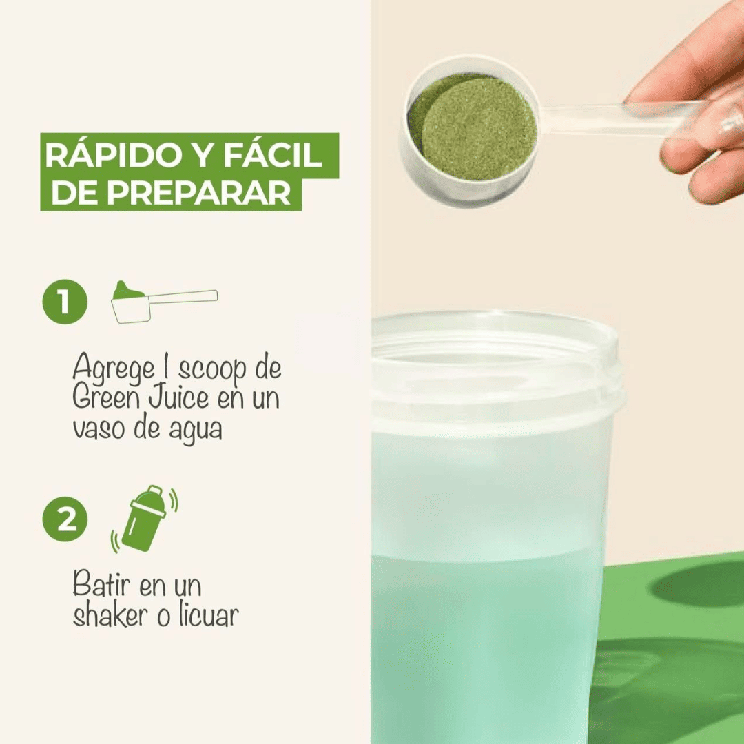 JUGO VERDE EN POLVO 350GR